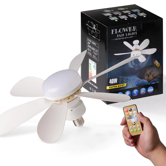 Remote-Controlled Ceiling Fan / Dimmable Light